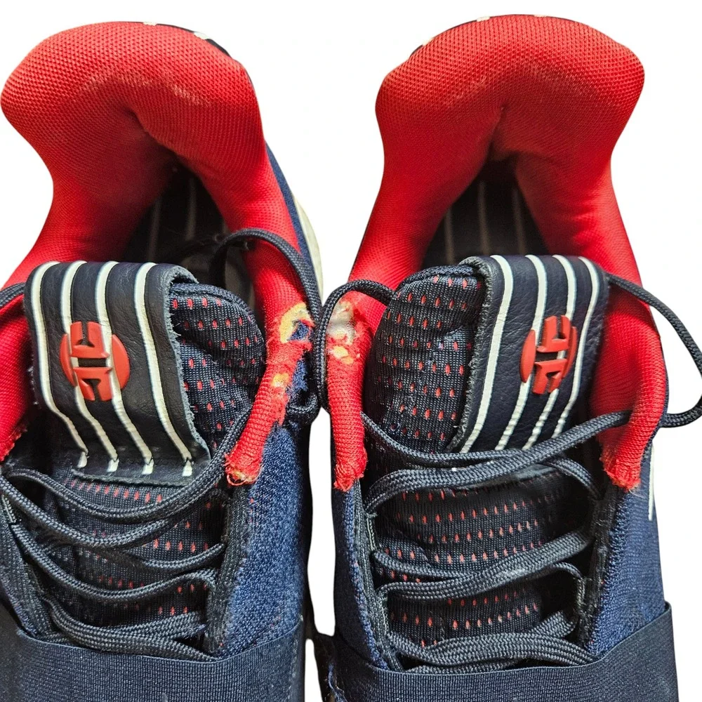 Adidas Harden Vol.‎ 3 Legend Ink Power Red Navy Mens 12 Rockets 90s Jersey